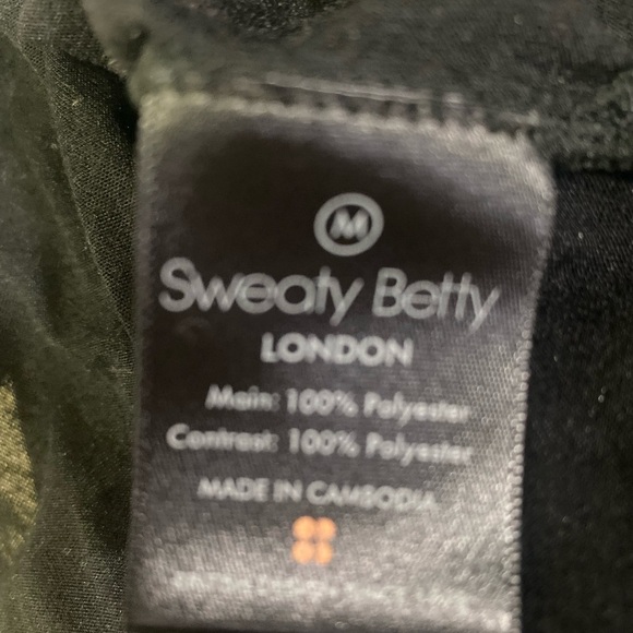 Sweaty Betty Sheer Top Sz M - Picture 4 of 5